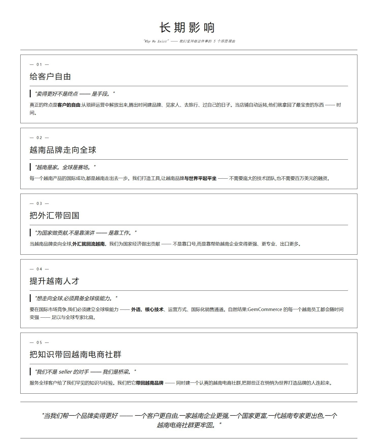 GemCommerce —— 我们持续做这件事的 5 个深层理由