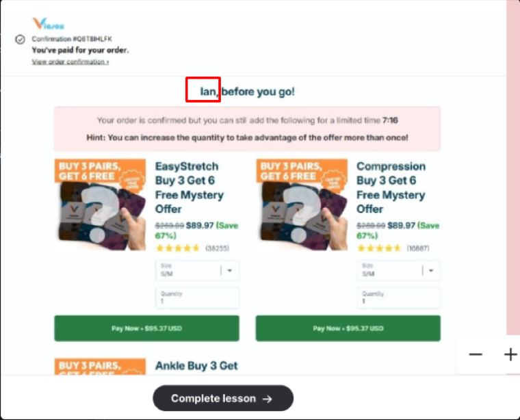 post-purchase bundle offer
